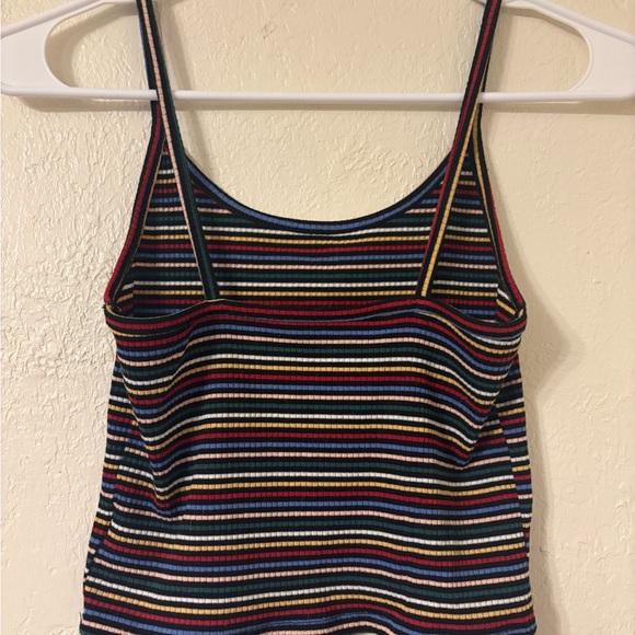 American Eagle Outfitters Multicolor Striped Camisole Size: S - Picture 2 of 6